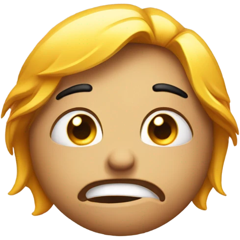Sad and happy emoji