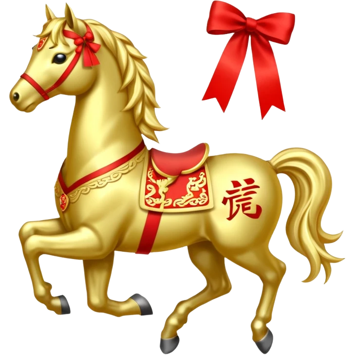 Chinese new year 马，我要有新年气氛的… 可以加 新年快乐 2026 字眼吗？ emoji