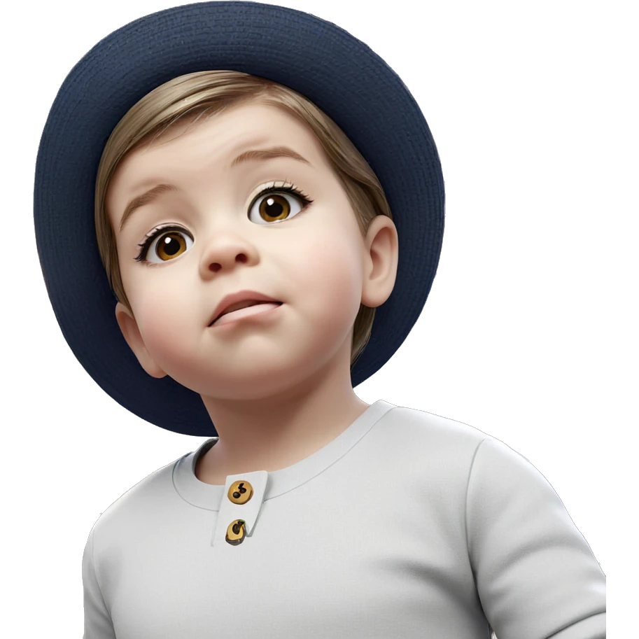 girl with hat and flower emoji