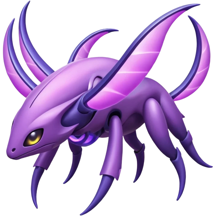 Abstract Genesect-Lunala-ET-hybrid-fantasy-creature emoji