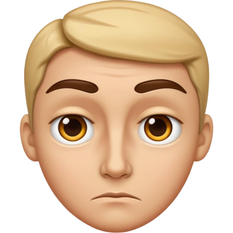 face being suspicious  emoji