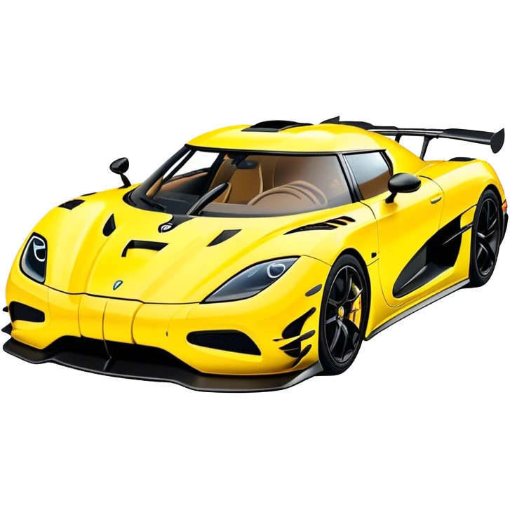 Koenigsegg Agera RS - Koenigsegg (Model Year: 2020) (Iconic colour: Yellow) emoji