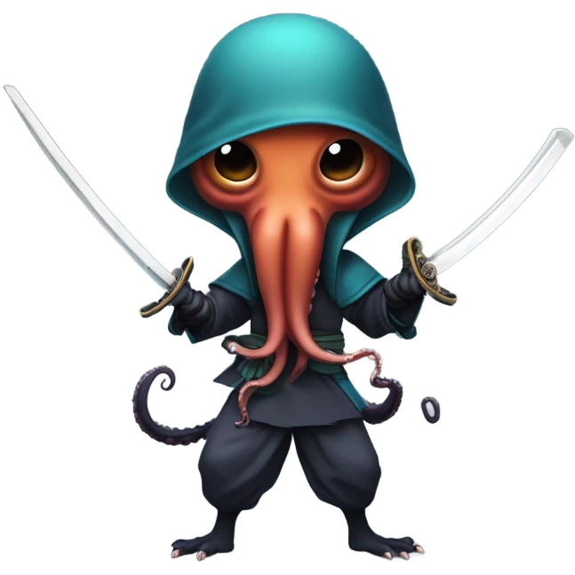 Ninja octopus  emoji