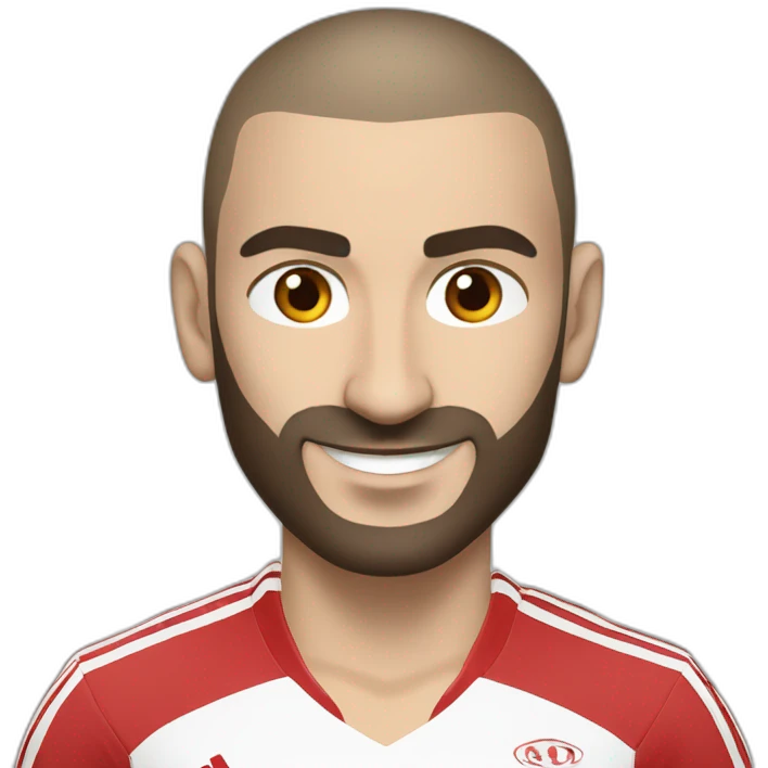 benzema football player realistic emoji