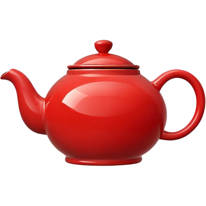 talking teapot red  emoji