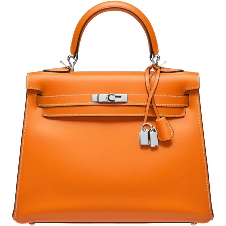 hermes kelly pastel orange color bag emoji