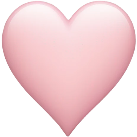 light pink heart emoji