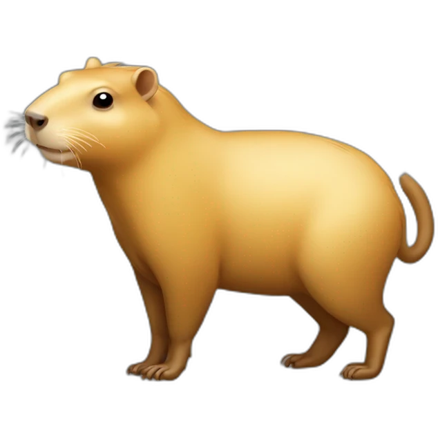 gold coin capybara emoji