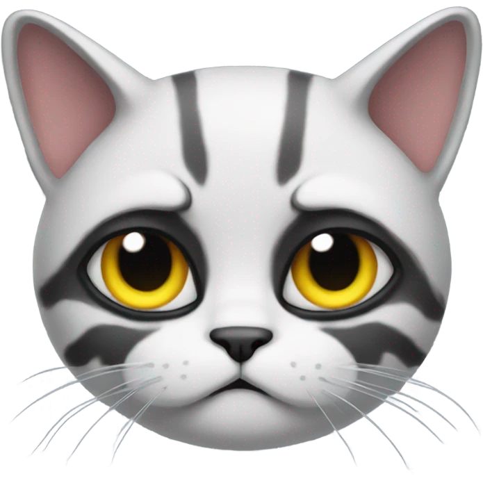 mean cat emoji