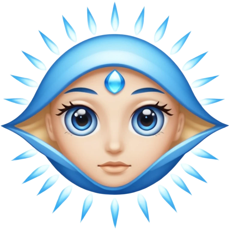 eyes with clear shining rays emoji