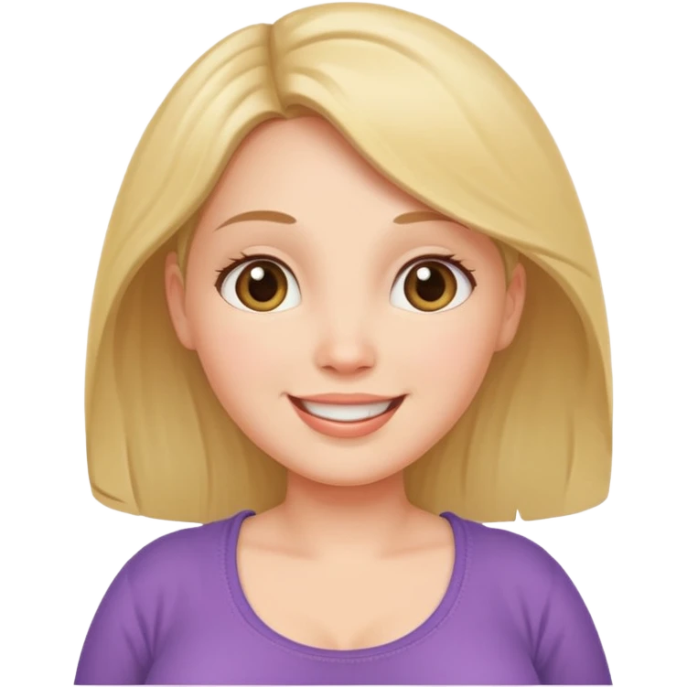 pregnant woman looking up emoji