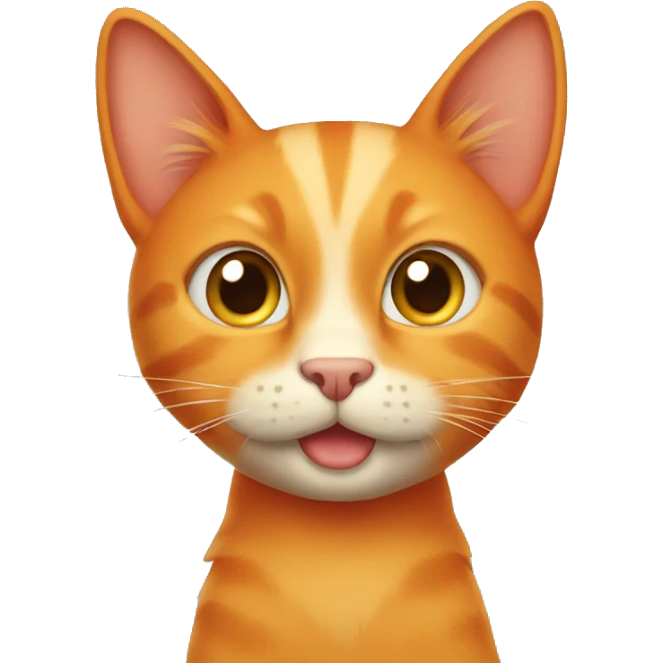Orange cat emoji