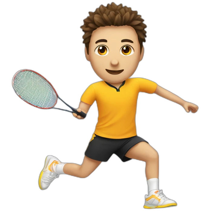 Badminton player  emoji