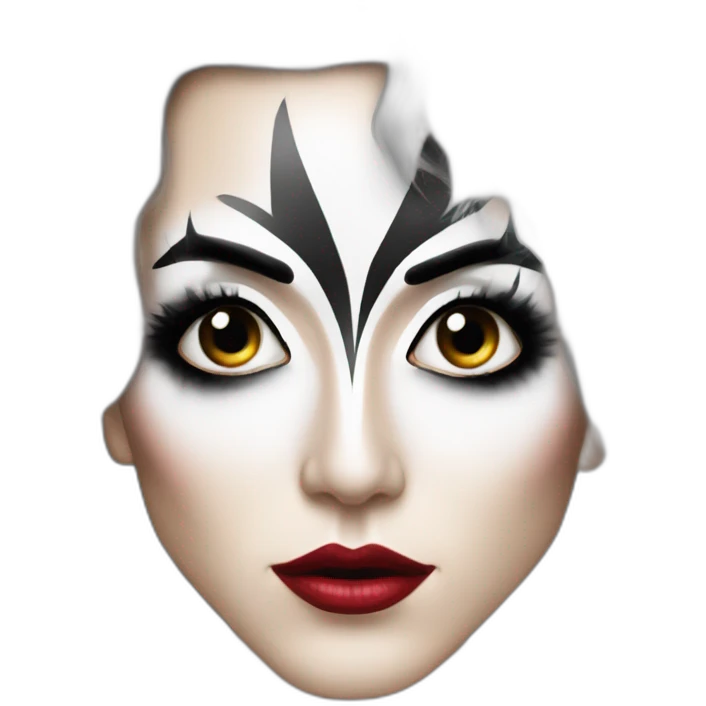 paul stanley in kiss starchild makeup emoji