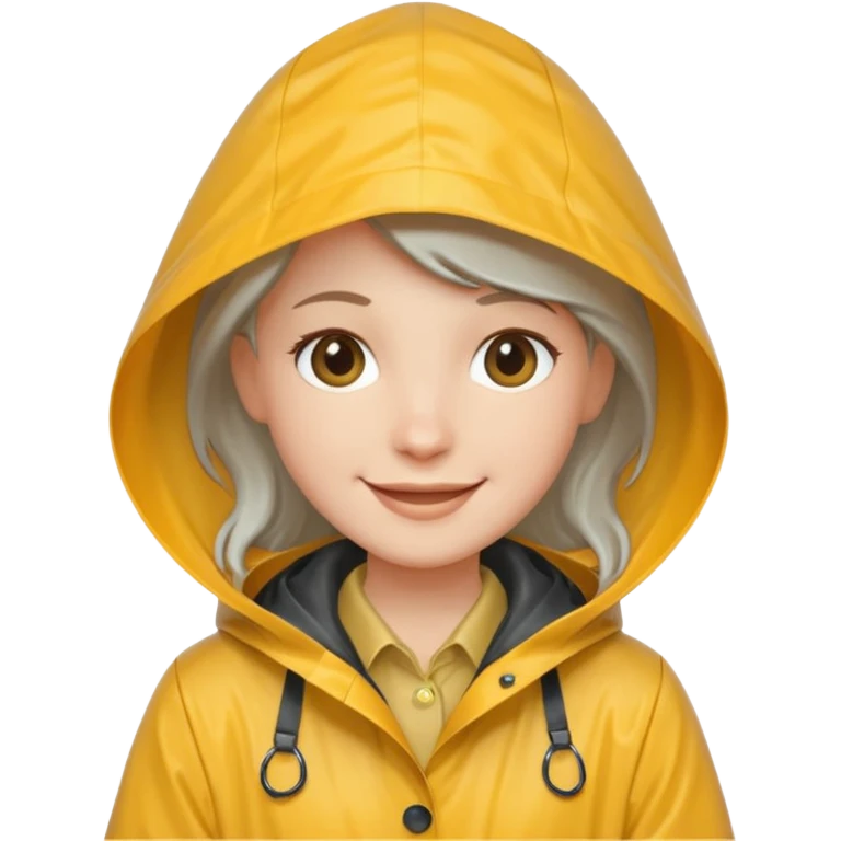 fotographer with rain coat emoji