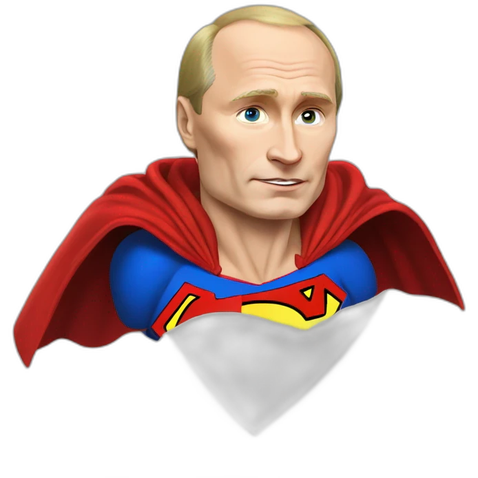 Vladimir Putin Superman emoji