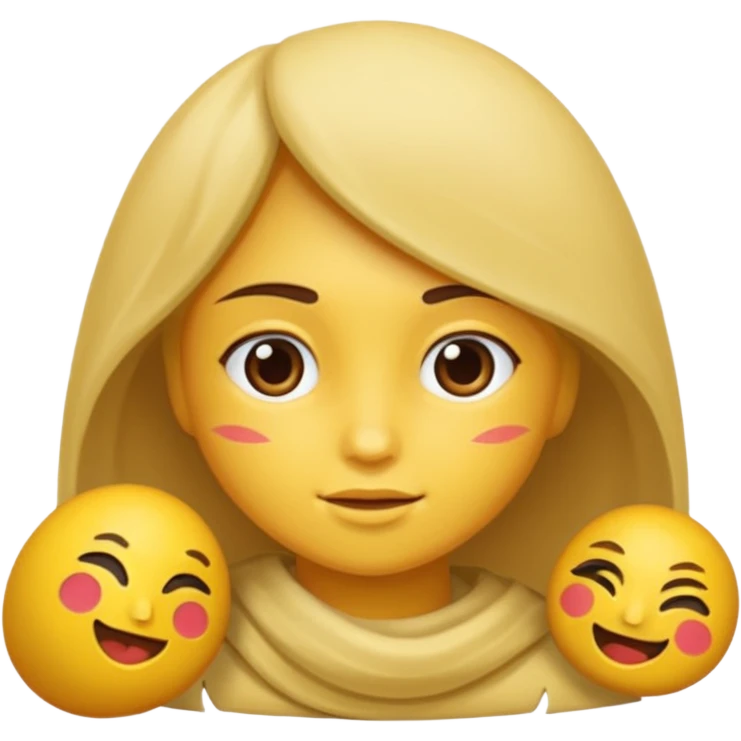 Девушка с большим животом emoji