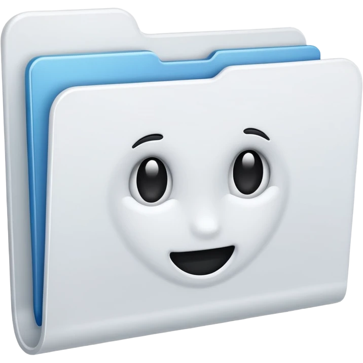 white folder emoji