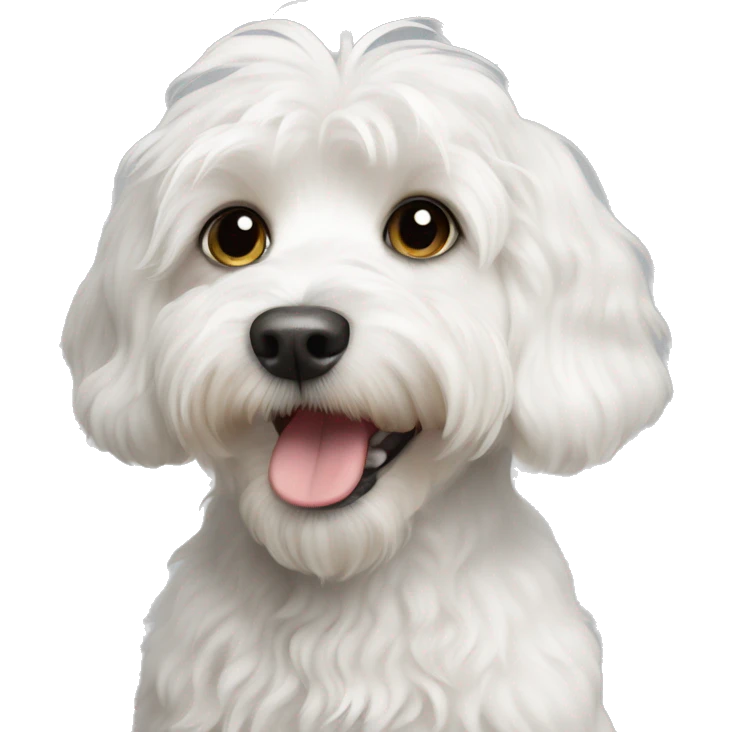 White cavoodle emoji