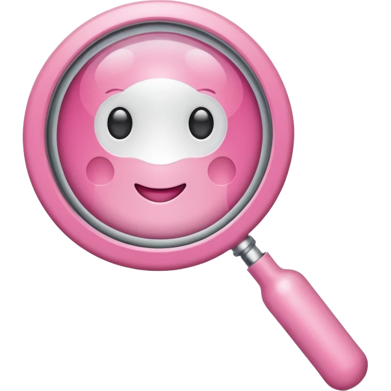 mix light pink dark pink and white girly internet wifi with a magnifying glass emoji