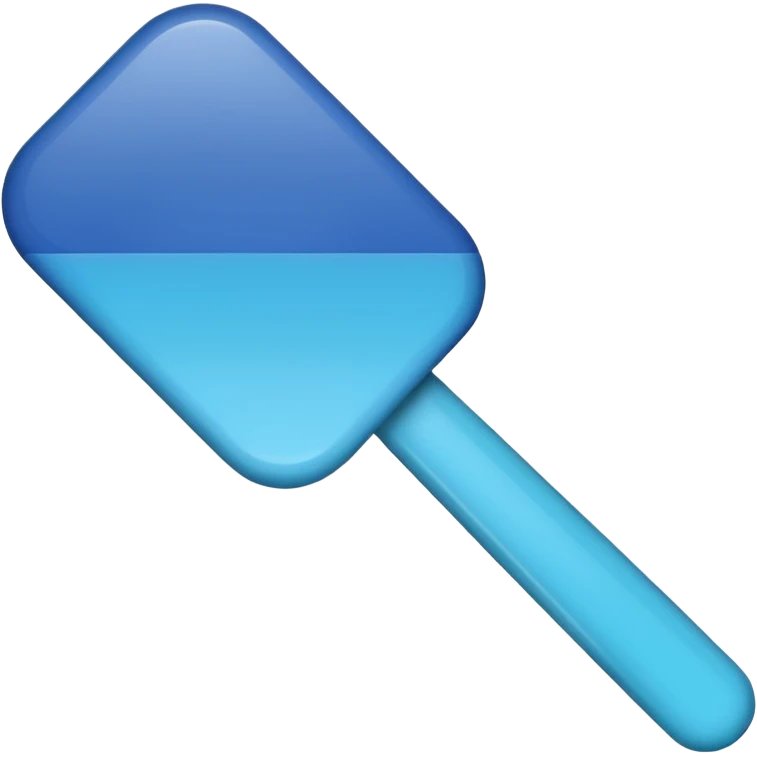 Facebook blue stick emoji