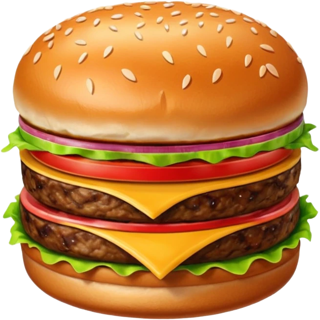 hamburguesa sin pan emoji