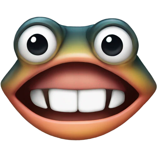 Fish lips emoji