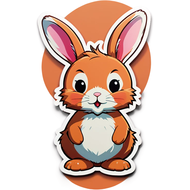 bunny round emoji
