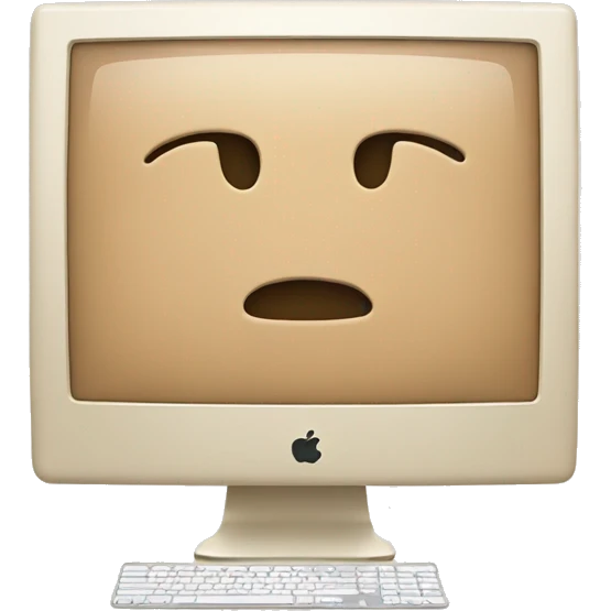 beige imac emoji