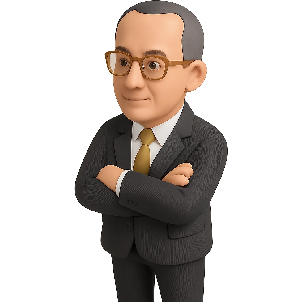 realistic 3d icon of Greg Sankey, the SEC commissioner, business pose, neutral background emoji