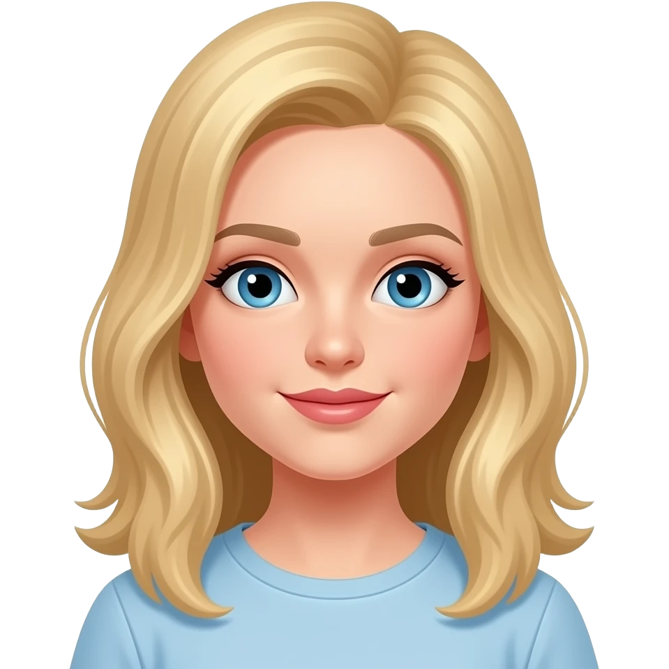 blond girl emoji