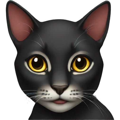 Female black tabaxi rouge emoji
