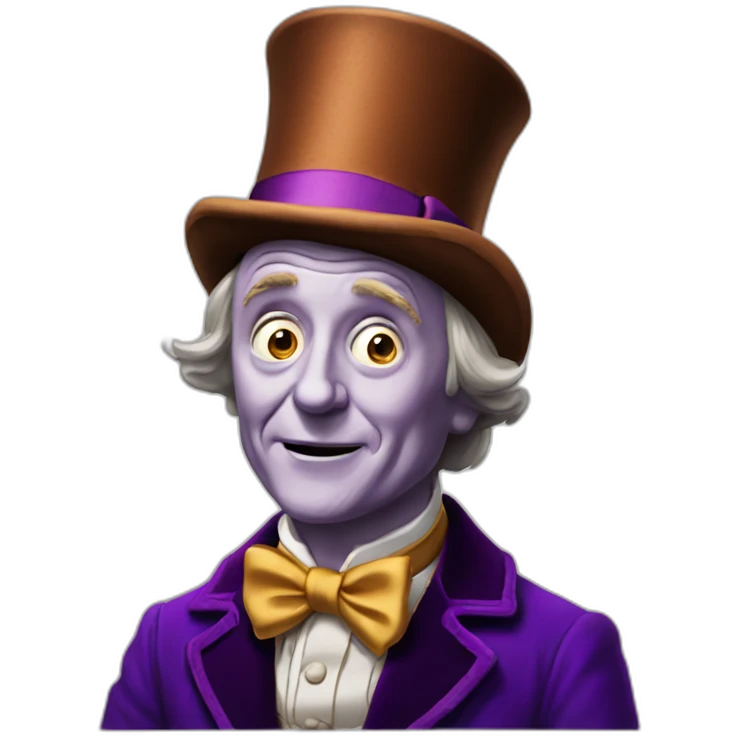 Dead Willie wonka emoji