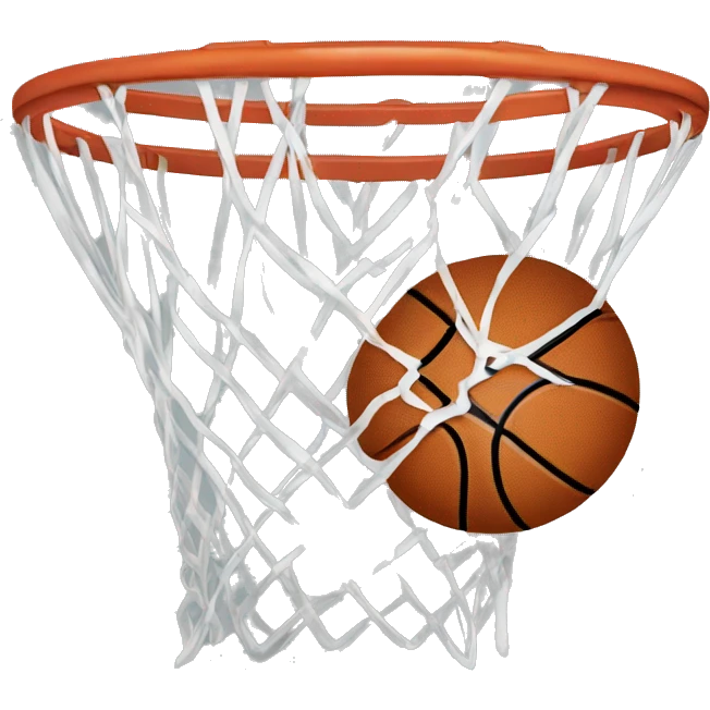 BASKETBALL IN A HOOP emoji