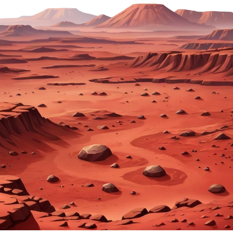 red planet Mars emoji