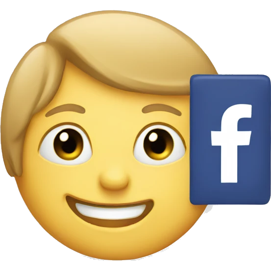 Facebook logo emoji