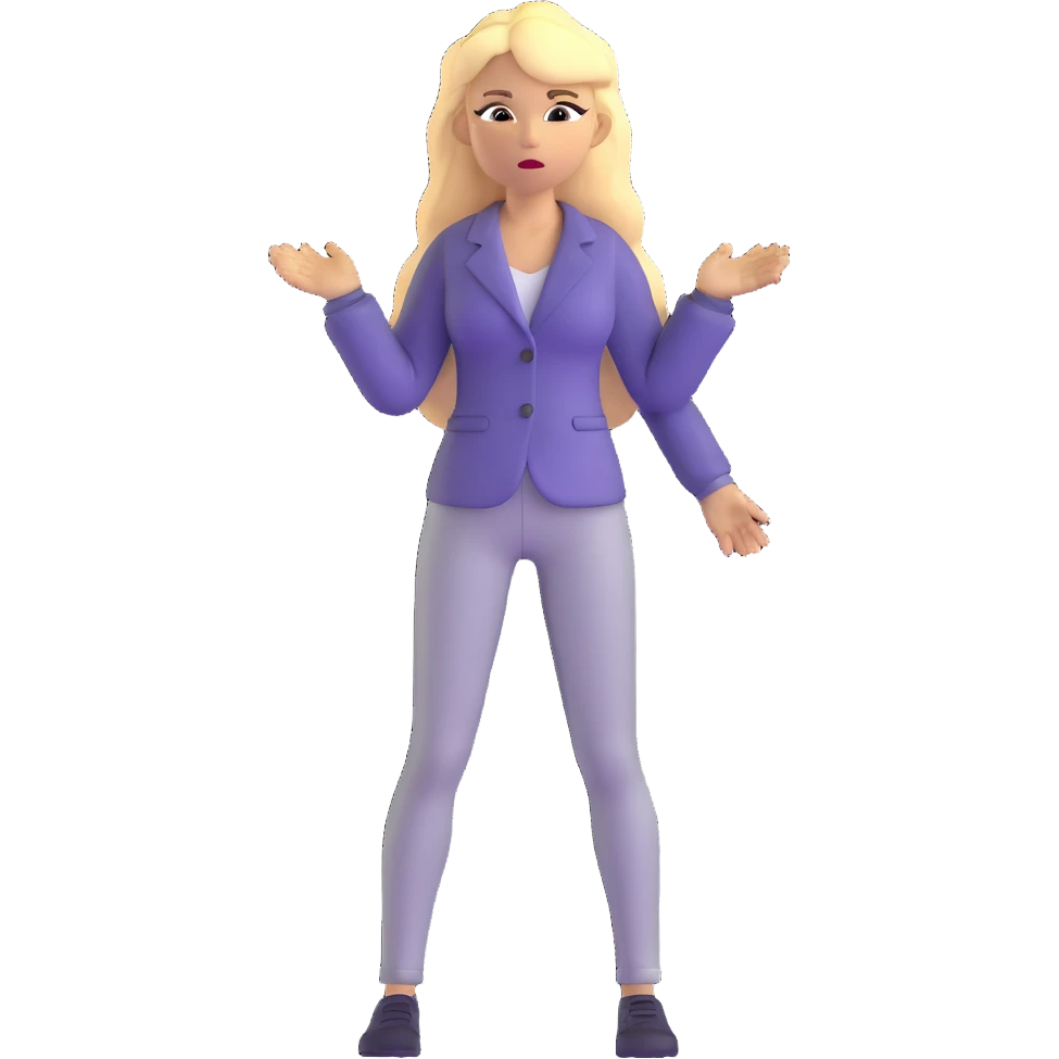 furious blonde teacher full body no glasses, long blonde hair emoji