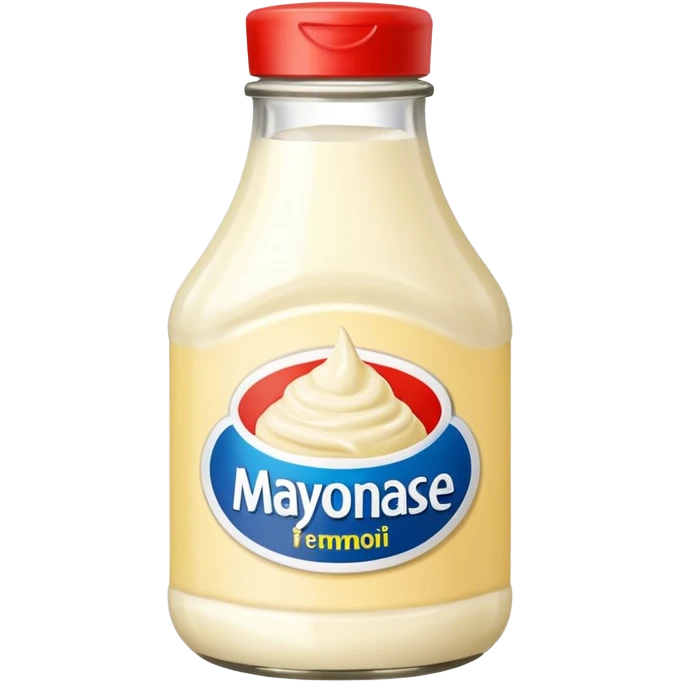 Glass Bottle of Mayonnaise emoji