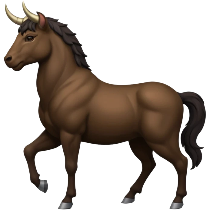 Centaur bull body emoji