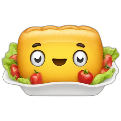 Food with free sign emoji