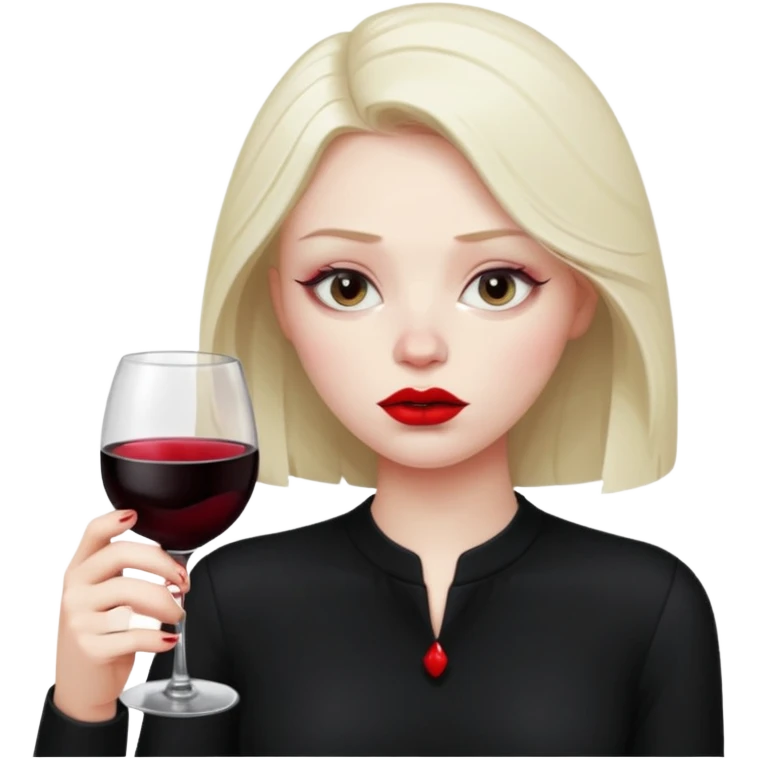Bebendo vinho emo emoji