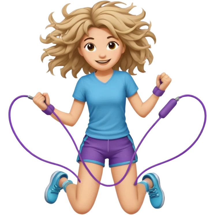 jumping rope tangled emoji