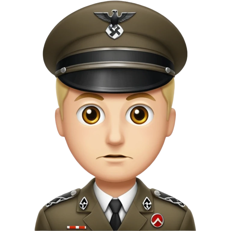 Nazi sembolü insan olmadan emoji