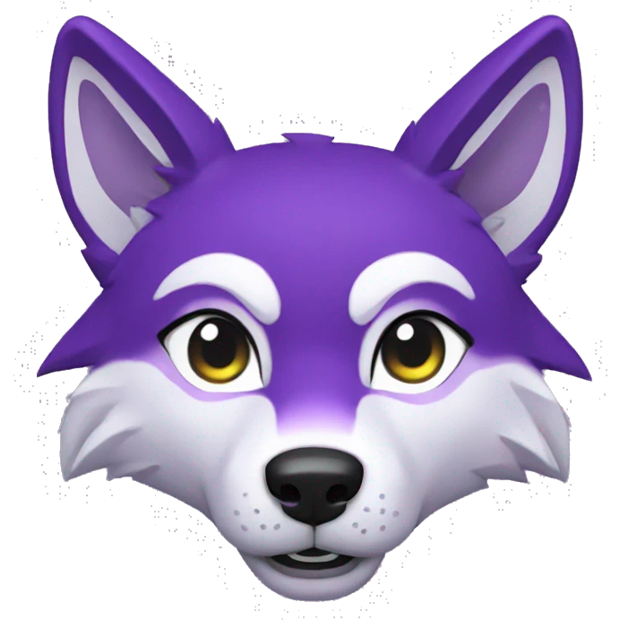 Prizma purple wolf emoji