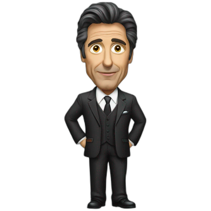 al pacino wearing suit emoji