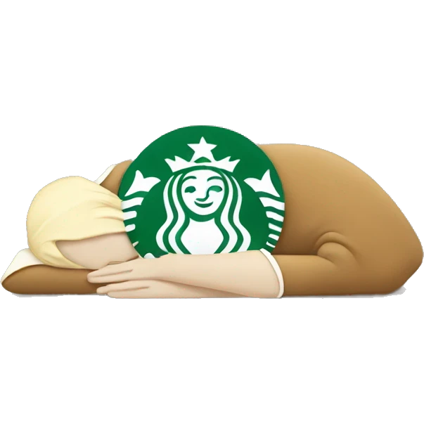 STARBUCKS LOGO SLEEPING  emoji