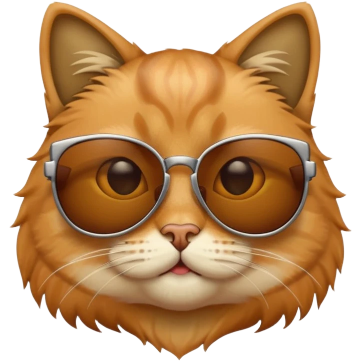 Cat wearing sunglasses emoji
