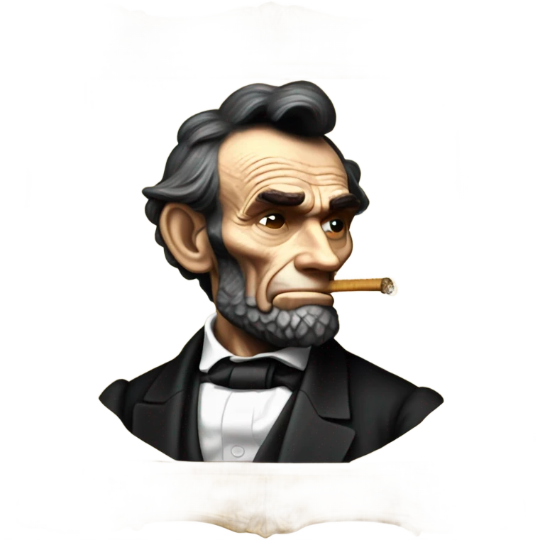 abe lincoln coughing emoji