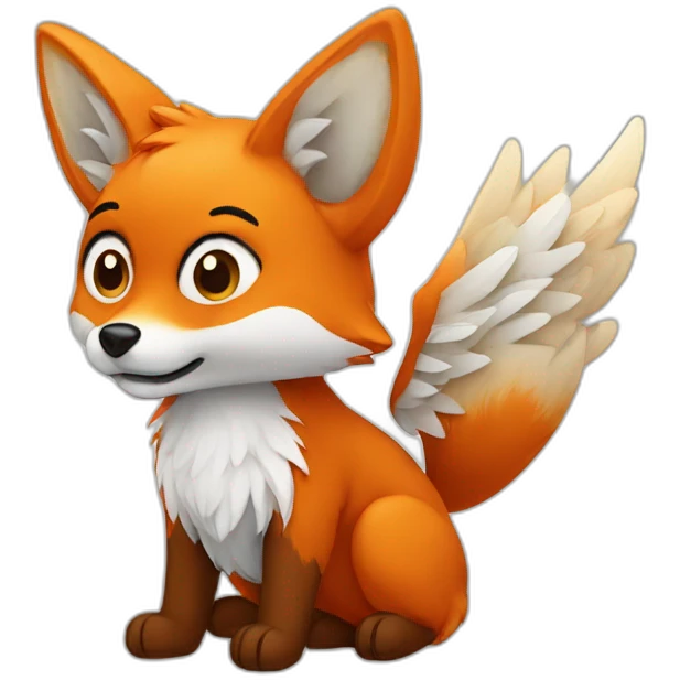 fox with wings emoji