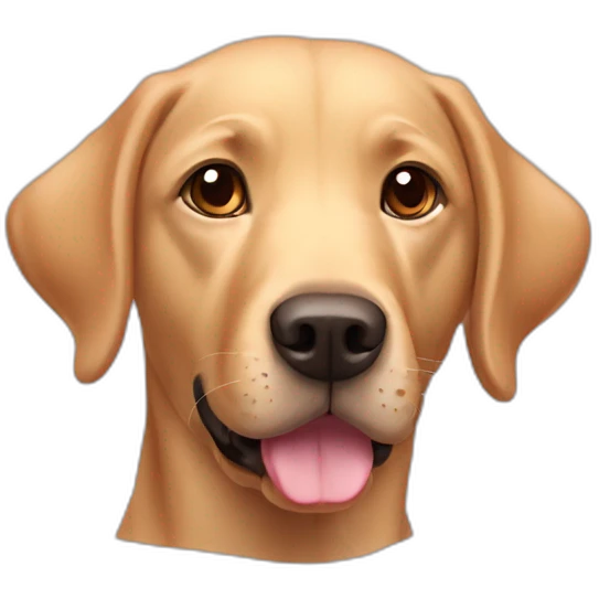 Labrador roux emoji